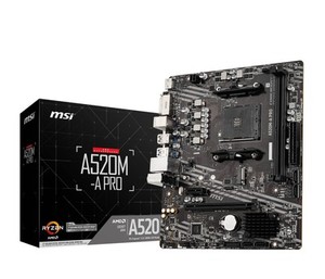 Scheda Madre MSI A520M-A PRO mATX AM4 AMD AM4Msi