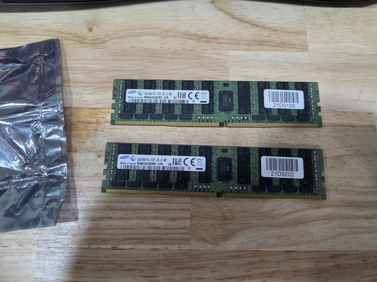 PC4-17000 (DDR4-2133) Bus Speed 64 GB Total Capacity DDR4 SDRAM