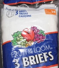 Fruit of the Loom Boy's Cotton Ribbed Brief Underwear 3 Pack