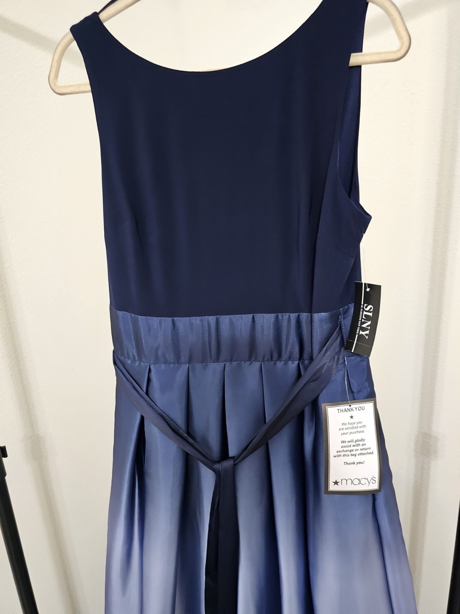 slim fit dress slacks 3/4 Sleeve Matte Jersey & Ombre Satin Ballgown – S.L. Fashions