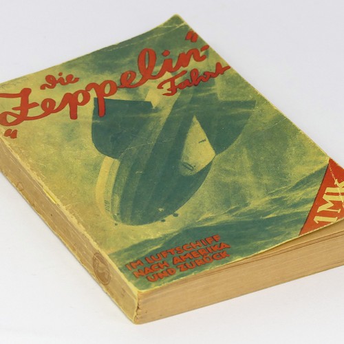 1928 Zeppelin-Journey Book LZ 127 Graf Zeppelin Transatlantic Airship Lakehurst