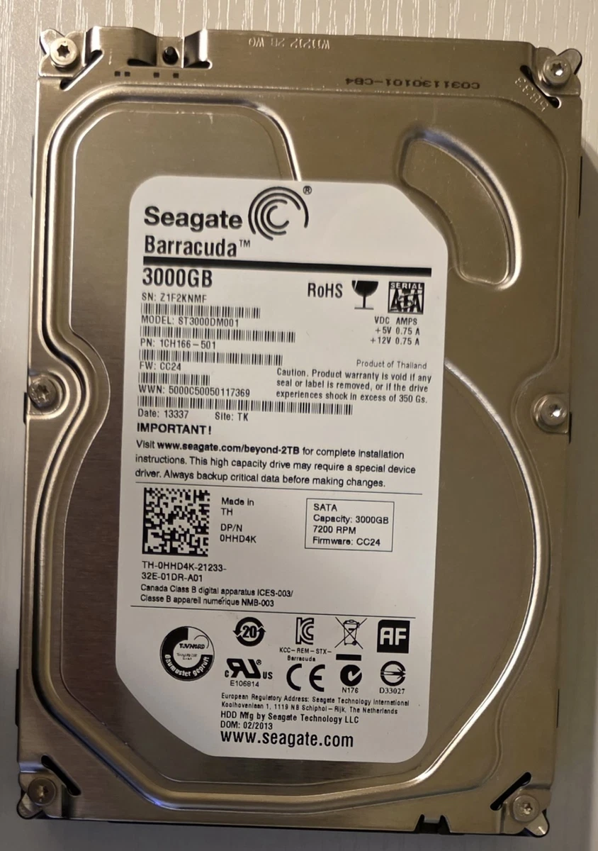 Seagate Barracuda St3000dm001 3tb for sale | eBay