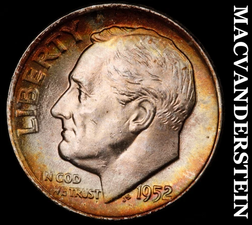 1952-D Silver Roosevelt Dime-Choice Gem BU Lustrous No Reserve #i4524