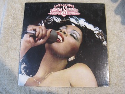 Donna Summer Live And More vinyl LP DIE CUT COVER