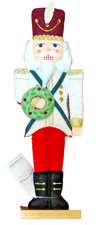 Nwt Wondershop Christmas Holiday Figural Decor Felt Nutcracker