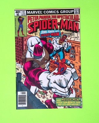 Spectacular Spider-Man #41 Vol. 1 1980 Marvel Comics 1st App Newsstand Q40-138