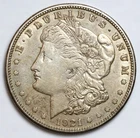 1921-S $1 Morgan Silver Dollar - RAW - Toned - Great Luster - San Francisco