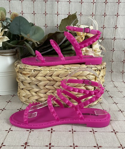 steve madden pink jelly heels