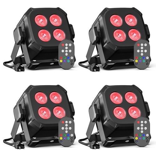 80W LED Par Strahler 4 LED Bühnenlicht Disco Partylicht RGBW DMX für Stage Show - Bild 15 von 18