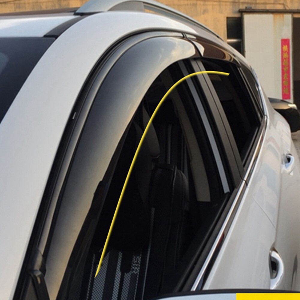 4x Window Visors Wind Shields Sun Rain Vent Guard for Nissan Patrol Y61