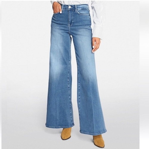 Frame Le Palazzo Jean High Rise Wide Leg Stretch Denim Size 29