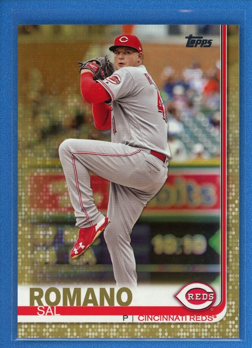 2019 Topps Series 1 GOLD Parallel #343 Sal Romano Cincinnati Reds #/2019
