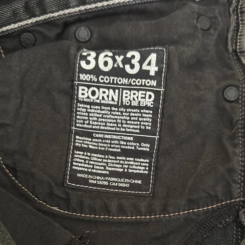 Jeans Express nero Kingston gamba dritta con moderno antistress 36X34 - Foto 6 di 8