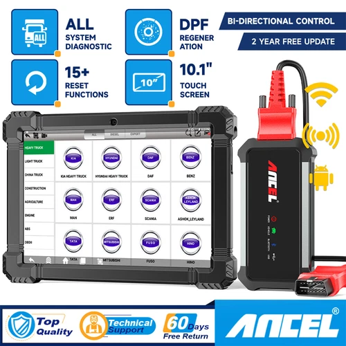 24V 12V Diesel Heavy Duty Truck Scanner All System Diagnostic Coding Progrmming - Picture 17 of 17