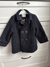 Boys Duffle  Coat 3-4 years Wool