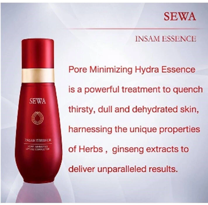 3 Boxes (18 sachet) SEWA Insam Essence Rose Whitening Day Cream Anti Aging Serum - Image 3 of 4
