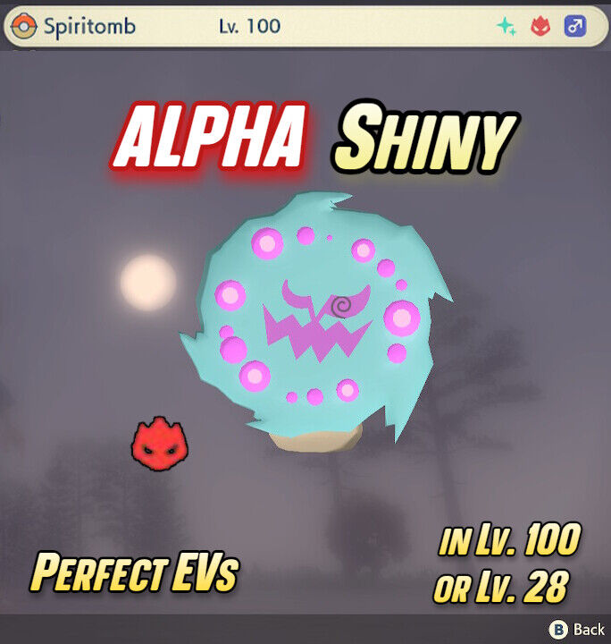 🌟Spiritomb Shiny & Non Shiny Best Stats Pokemon Legends Arceus🌟