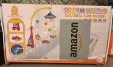 Baby Dream WORLD DREAMFUL CRIB MOBILE Airplane, Spaceship. Projection Of SKY.