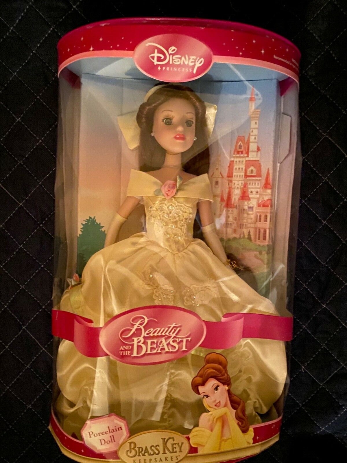 Beauty and the Beast Disney porcelain doll brass key keepsakes eBay