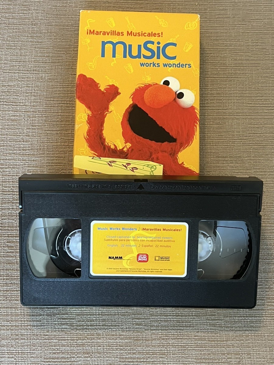スクエアダンス　VHS　字幕版 Sesame Street Music Works Wonders 2001 Vintage VHS