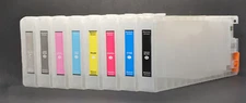 8x300 Refillable Pigment UltraChrom Ink Cartridges Stylus Pro 4880 Free Funnels