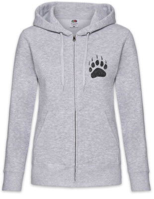 Bear Paw Damen Zipper Hoodie Hunter Hunt Hunting Hillbilly Redneck Rednecks