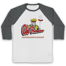 ABE FROMAN SAUSAGE KING OF CHICAGO UNOFFICIAL FERRIS 3/4 SLEEVE BASEBALL TEE