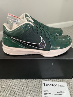 Nike Kobe 4 Protro PE Milwaukee Bucks Size 8.5 Brand New Undefeated Rare BNIB