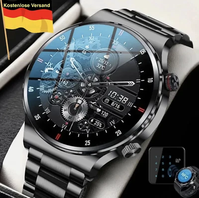 Smartwatch Männer AMOLED EKG PPG NFC Bluetooth Anruf Wasserdicht Android IOS W.D
