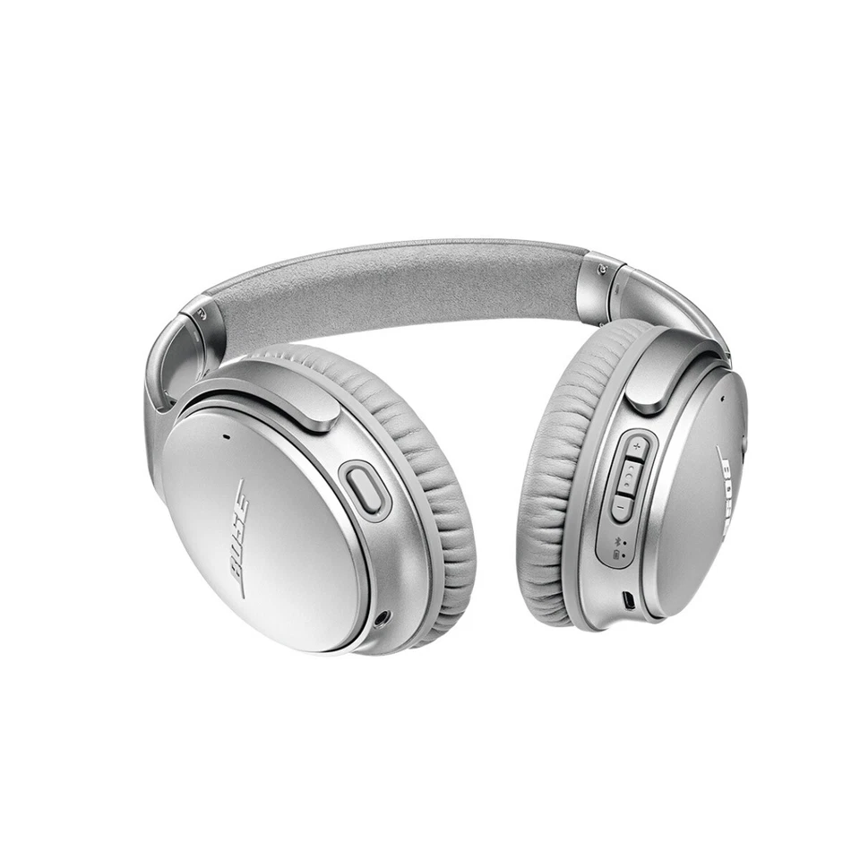 Bose QuietComfort 35 i ii Wireless Headphones Noise Cancelling QC35-Black/Silver - Image 2 of 4
