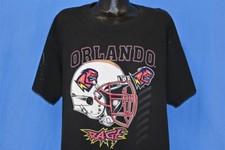 vintage Y2K ORLANDO RAGE XFL LEAGUE WWE NBC FLORIDA HELMET t-shirt FOOTBALL XL