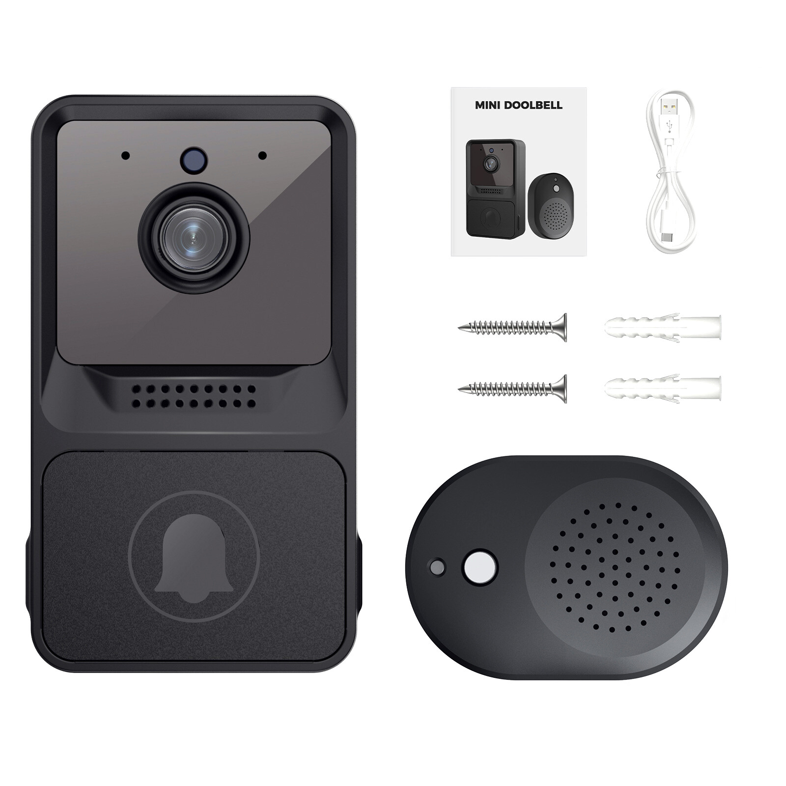 Smart WiFi Video Doorbell Infrared Night Vision Security Camera Door Bell