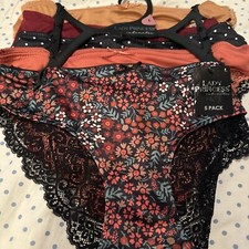 5 Pack Lady Princess Intimates Size Large Underwear Panties Bright Colors