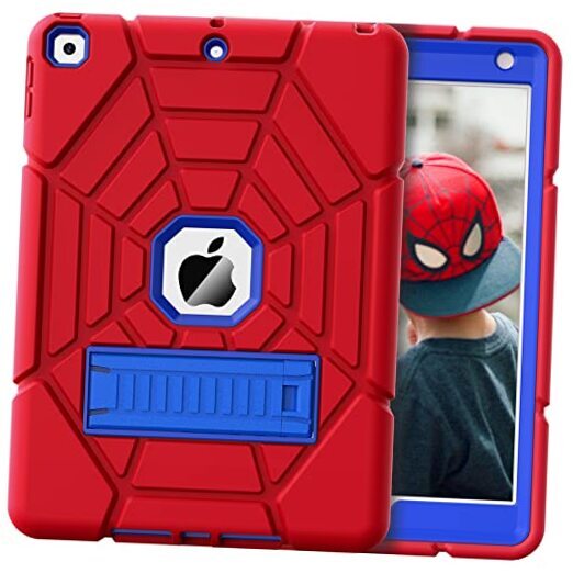 for iPad 9th Generation Case, iPad 8th/7th Generation Case Red+Blue