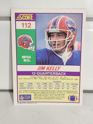 1990 Score Football Complete your set!  Card numbers 1 to 170 - Bild 221 von 337