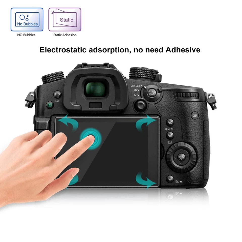 For Panasonic GH59/DMC-LX100 Tempered Glass Screen Protector Anti-Scratch Film - Image 2 of 4