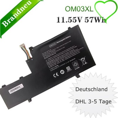  OM03XL 1UX08PA akku für  HP EliteBook x360 1030 G2 Series 863280-855 863167-171