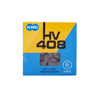 KMC HV410 grau Kette 6 Gang Rennrad Kette 116L Schnellspannglied