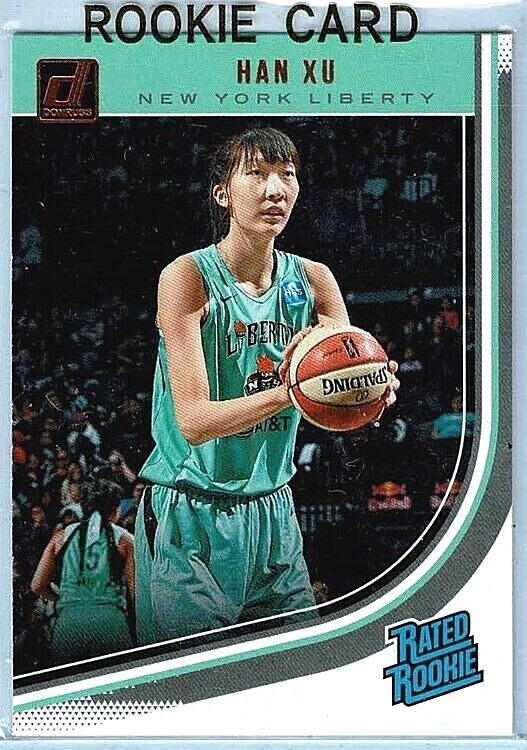 HAN XU 2019 Panini Donruss WNBA "Rated Rookie" RC #94 🏀 LIBERTY 🗽