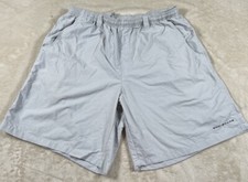 Columbia OMNI-SHADE Size L Mens Gray Drawstring Waist Lined Swimming Shorts 13