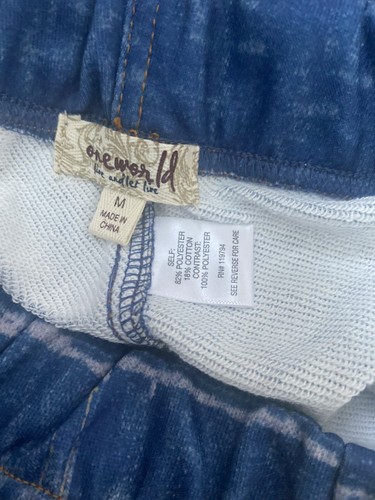 One World Jeggings Faux Denim Jogger Jeans Pull On Soft Jegging Medium M NWT - Picture 9 of 10