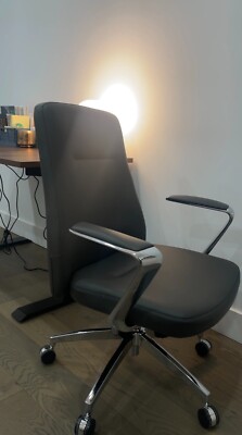 Brand New Structube Branson Office Chairs in dark grey tone