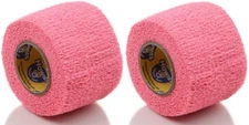 Howies Hockey Power Grip Tape - 2 Rolls of Pink 1.5" x 5 Yard Grip Tape