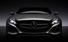 Cars mercedes benz f800 style concept Desk Mat Stitched