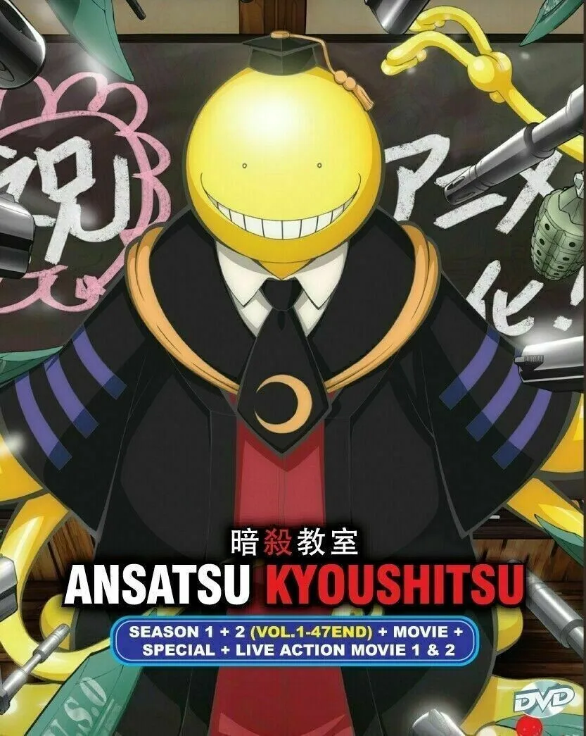 Ansatsu Kyoushitsu / Assassination Classroom Complete Series & Movies Anime  DVD