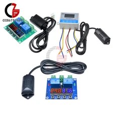 DC 12V M452 Digital Dual LCD Temperature Humidity Controller SHT20 Sensor Kit   