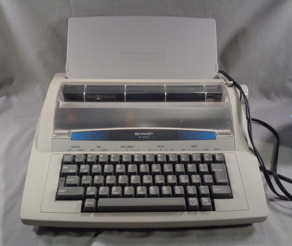 Sharp PA-4000 Portable Electronic Typewriter | eBay