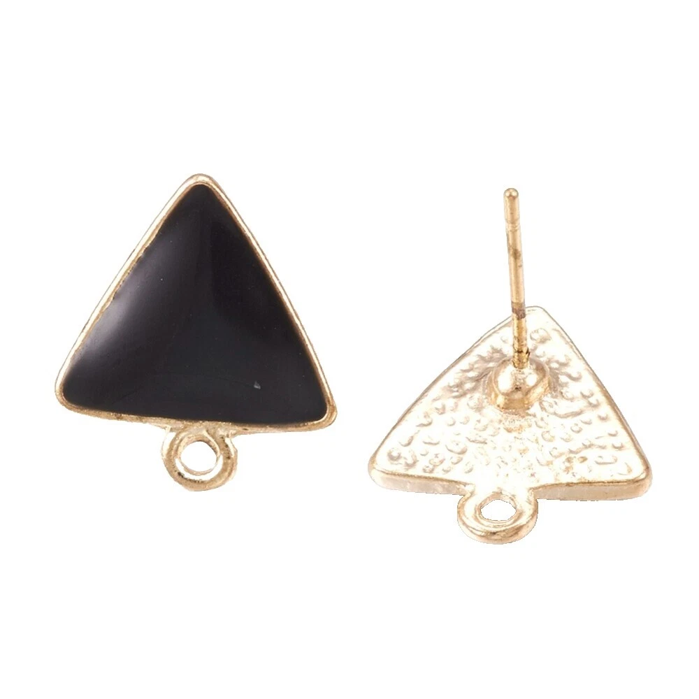 Metal Alloy Black Earring Findings