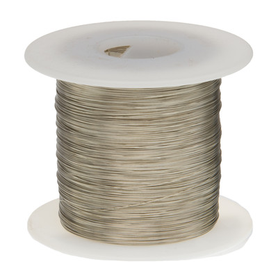 20 AWG Gauge Tinned Copper Wire Buss Wire 500' Length 0.0320'' Silver