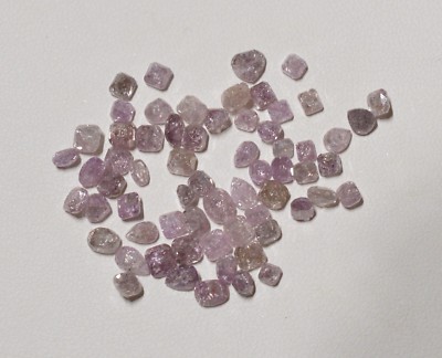 Lot De Diamants Roses Naturels - 1 Carat - Qualité Très Bon